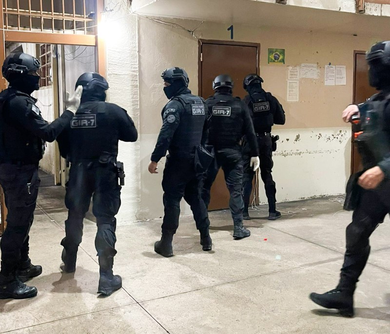 A operação na PECS mobilizou 65 policiais penais