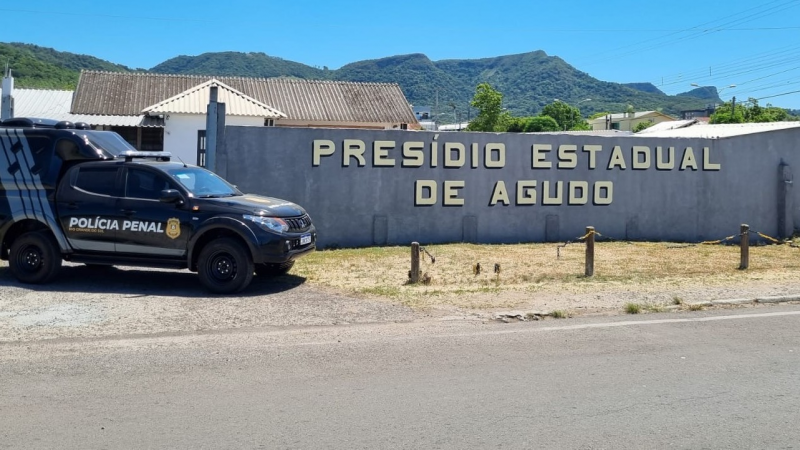 Pres&iacute;dio Estadual de Agudo fachada