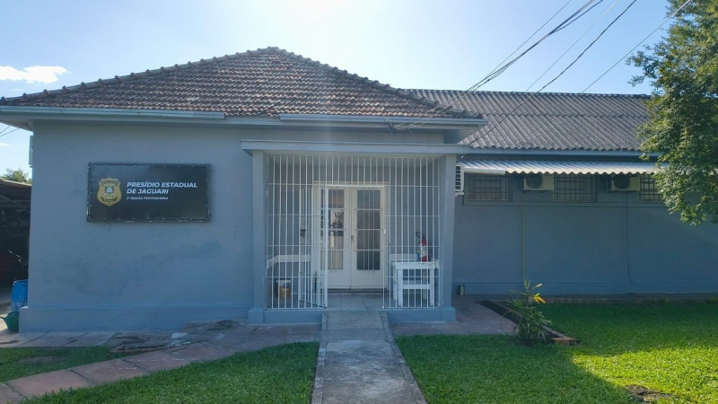 Pres&iacute;dio Estadual de Jaguari fachada