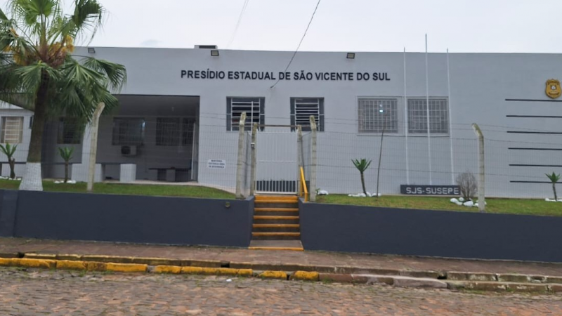 Pres&iacute;dio Estadual de S&atilde;o Vicente do Sul fachada