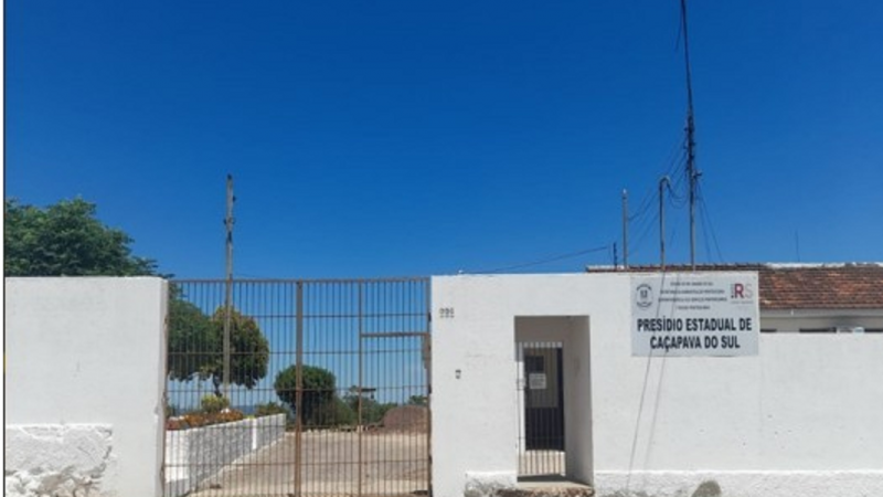 Pres&iacute;dio Estadual de Ca&ccedil;apava do Sul fachada